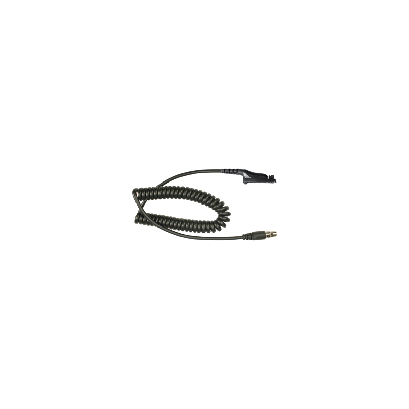 Cable para auricular HDS-EMB con atenuación de ruido para radios MOTOROLA (MOTOTRBO) XPR6500, XPR6550, DEP450, DEP550, DEP550e, DEP570, DGP-4150, DGP-6150, DGP-8550, DGP-5550, APX-7000/ DP-3400.
