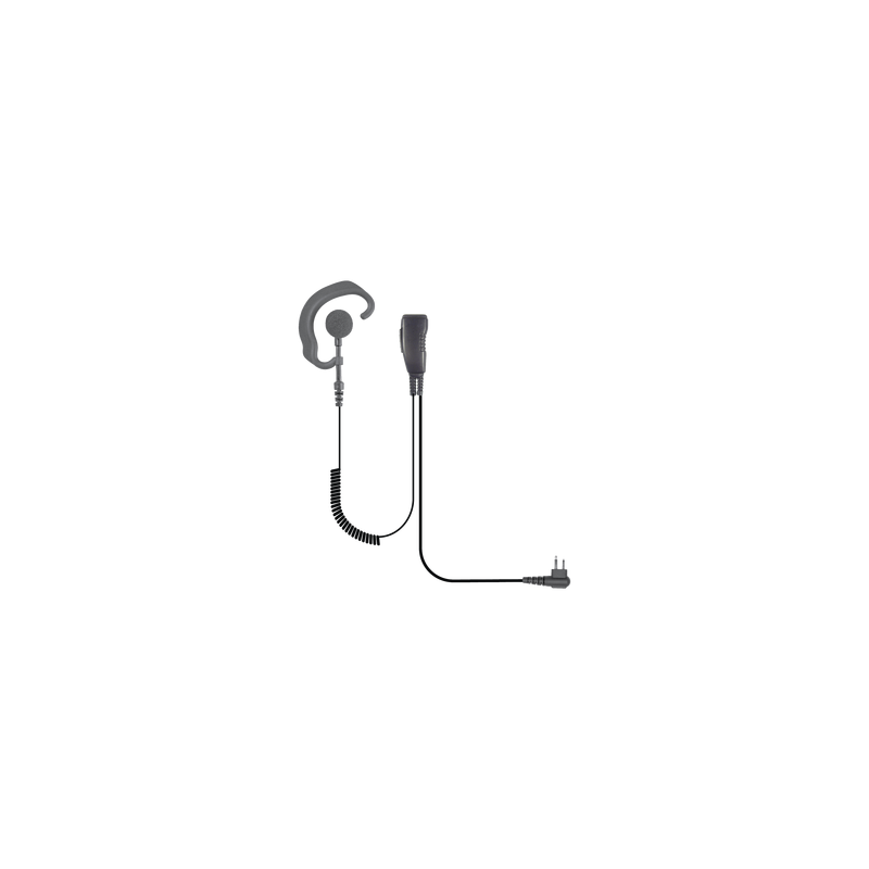  Lapel Microphone with soft earhook style earphone