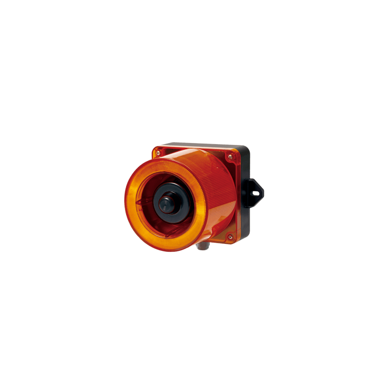 Baliza LED Ámbar y Sirena 31 Tonos 123 dB 110-240V QLIGHT | Precio México - Envío Inmediato | LM Soluciones