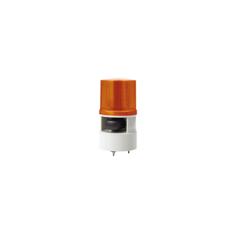 Luces advertencia Ámbar con sirena 5 tonos 105 dB | Precio México - Envío Inmediato | LM Soluciones