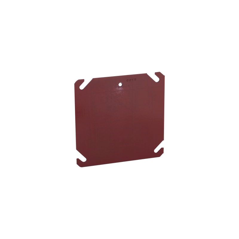Tapa Cuadrada 4 Pulgadas Roja RACO | LM Soluciones