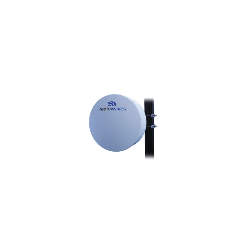 Antena Direccional, Dimensiones (2 ft), 10.7-11.7 GHz, 2 Conectores N-hembra, Ganancia 34dBi, Radomo y montaje incluido