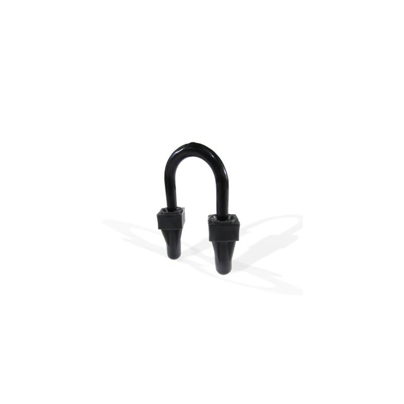 Abrazadera U de Pata Larga PVC para Tubo 3/4