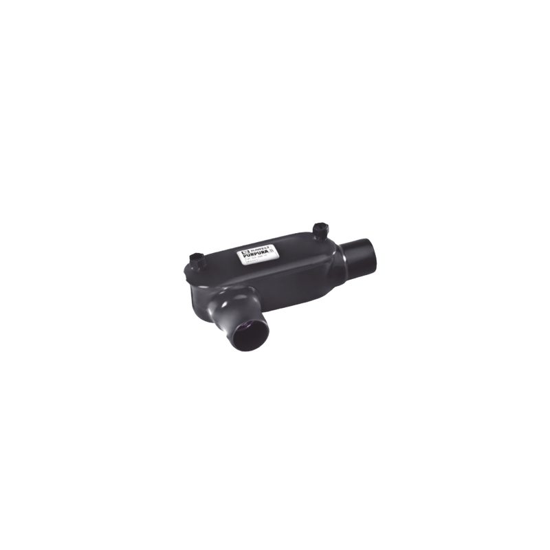 Caja Oval tipo T con Recubrimiento Exterior de PVC de 2" (50.8 mm).