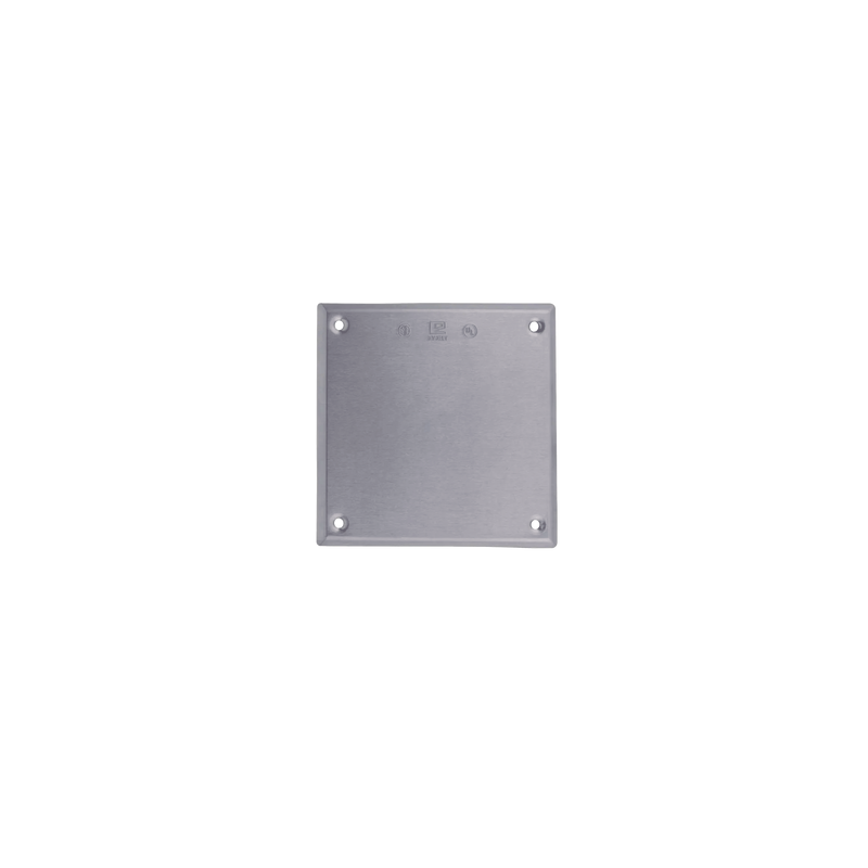 Tapa Cuadrada Ciega Aluminio RAWELT para Caja | Precio México - Envío Inmediato | LM Soluciones