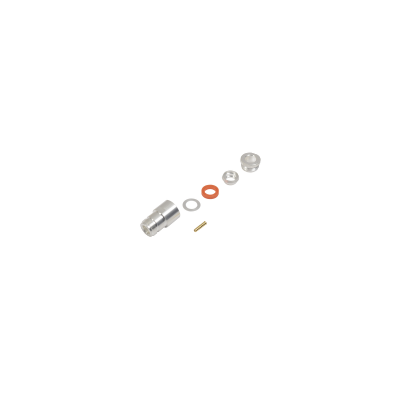 Conector N Hembra de anillo plegable para cables RG-8/U, RG2