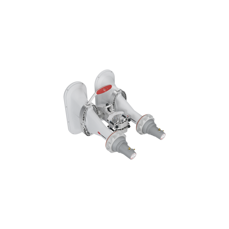 Antena Sectorial Asimétrica de 90° 5180 - 6000 MHz, 16 dBi con soporte mejorado, listas para TwisPort sin pérdida