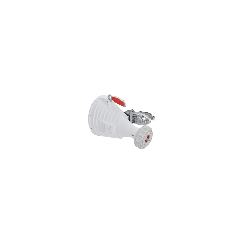 Antena asimétrica de 30° (30°H 20°V) 20.5 dBi tipo cuerno 5180-6000 MHz altamente eficiente, sin cables, sin perdidas, sin lóbulos listas para TwistPort