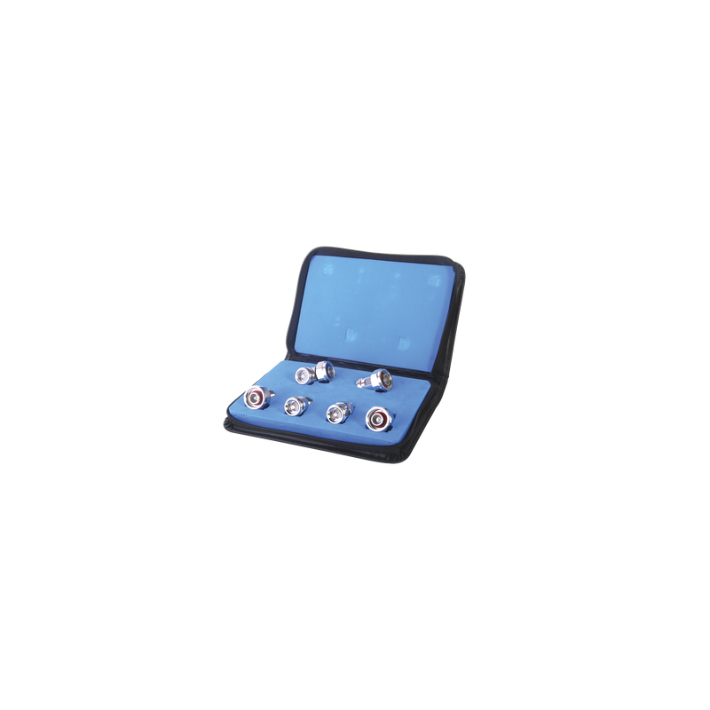   Kit completo de 6 adaptadores de bajo PIM, (MINI) DIN 4.1-9.5 a N.
