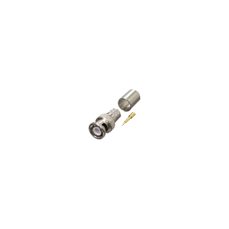 Conector BNC Macho Plegable RG-8/U, LMR-400, 9913, CNT-400 | Precio México - Envío Inmediato | LM Soluciones