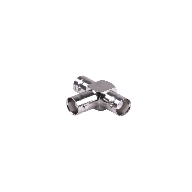 Adaptador Triple en T BNC Hembra a Doble BNC Hembra | Precio México - Envío Inmediato | LM Soluciones