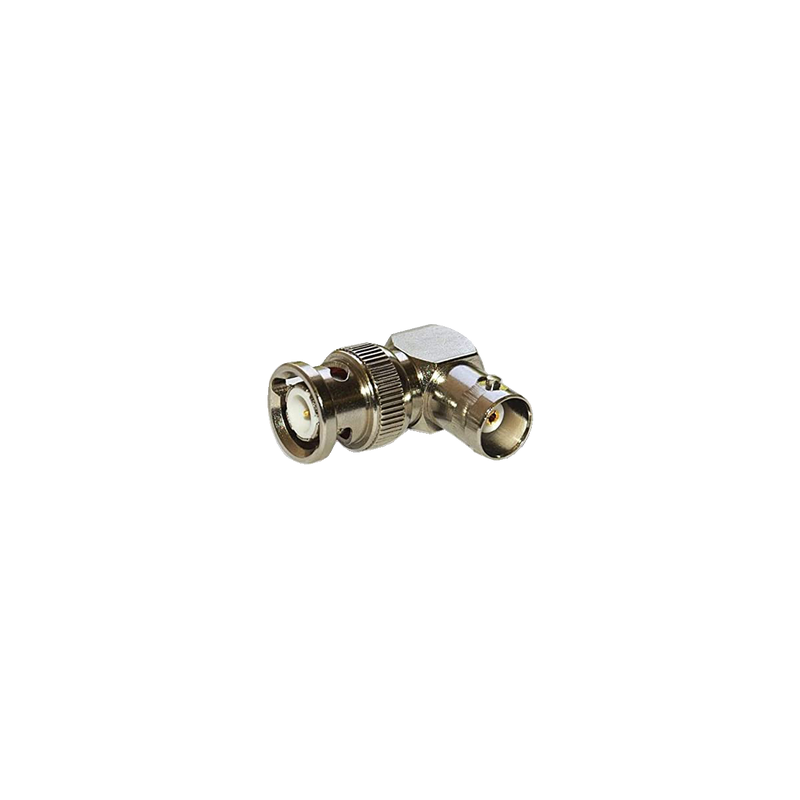 Adaptador BNC Ángulo Recto Macho a Hembra 50 Ohm RF Industri | Precio México - Envío Inmediato | LM Soluciones