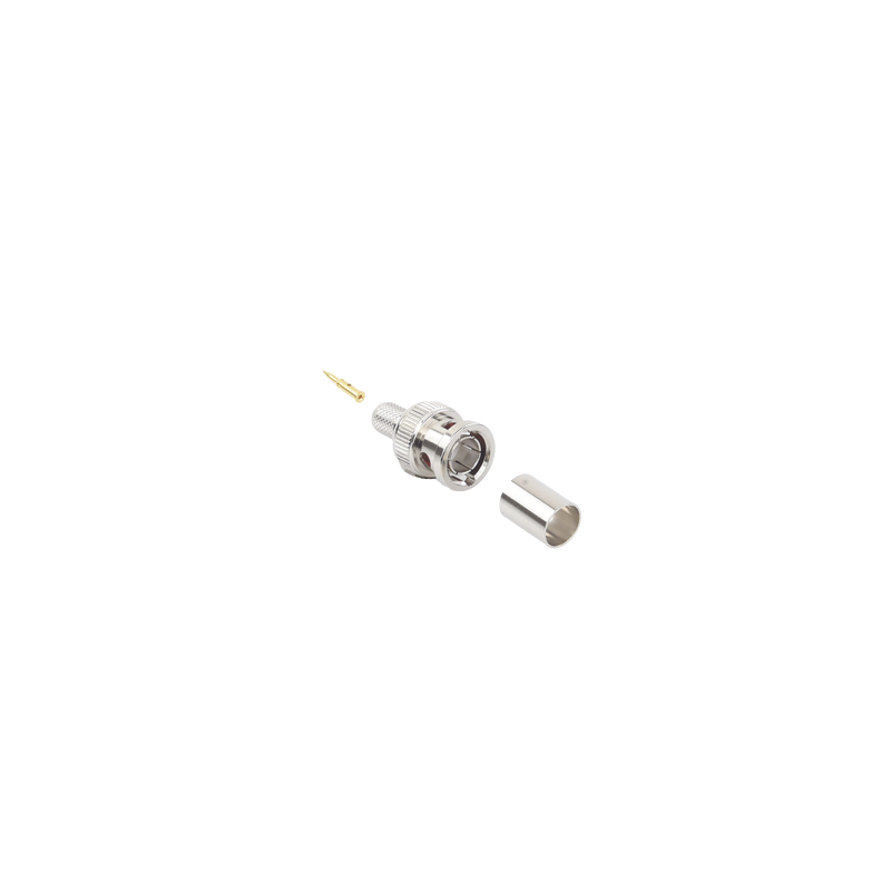 Conector BNC Macho de Anillo Plegable para Belden 8281 (RG-5