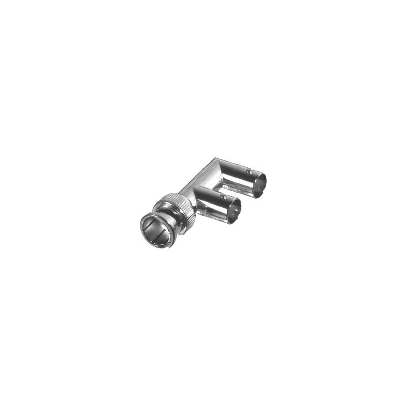 Adaptador Triple BNC Macho a Doble BNC Hembra RF Industries | Precio México - Envío Inmediato | LM Soluciones