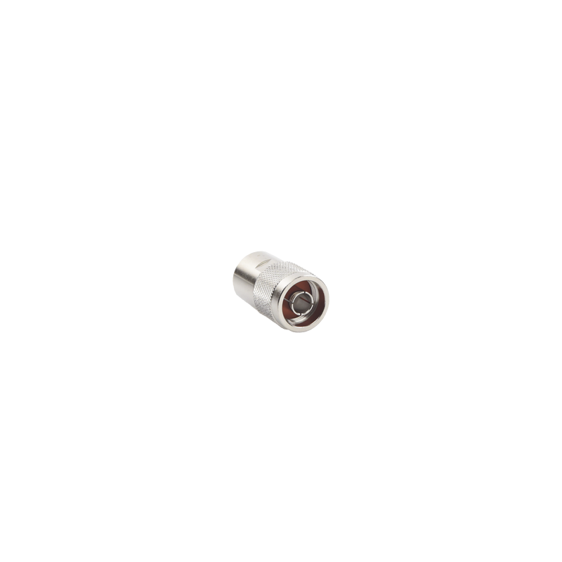Conector N Macho de Rosca en Cables con Conductor Central AWG-11 ó 13 tipo RG-213/U (8267), RG-214 (8268), RG-8/U (8237), Niquel/ Oro/ Teflón.