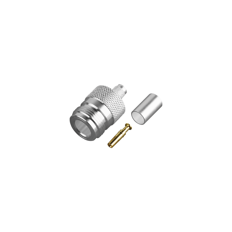 Conector N Hembra Anillo Plegable RF INDUSTRIES para PROFLEX | Precio México - Envío Inmediato | LM Soluciones
