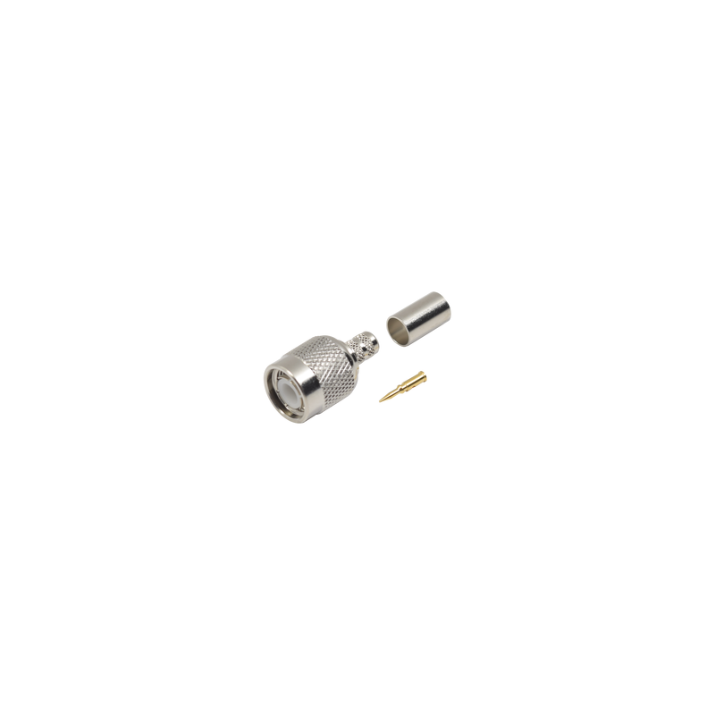 Conector TNC Macho para RG-58 RG-142 RF Industries | Precio México - Envío Inmediato | LM Soluciones