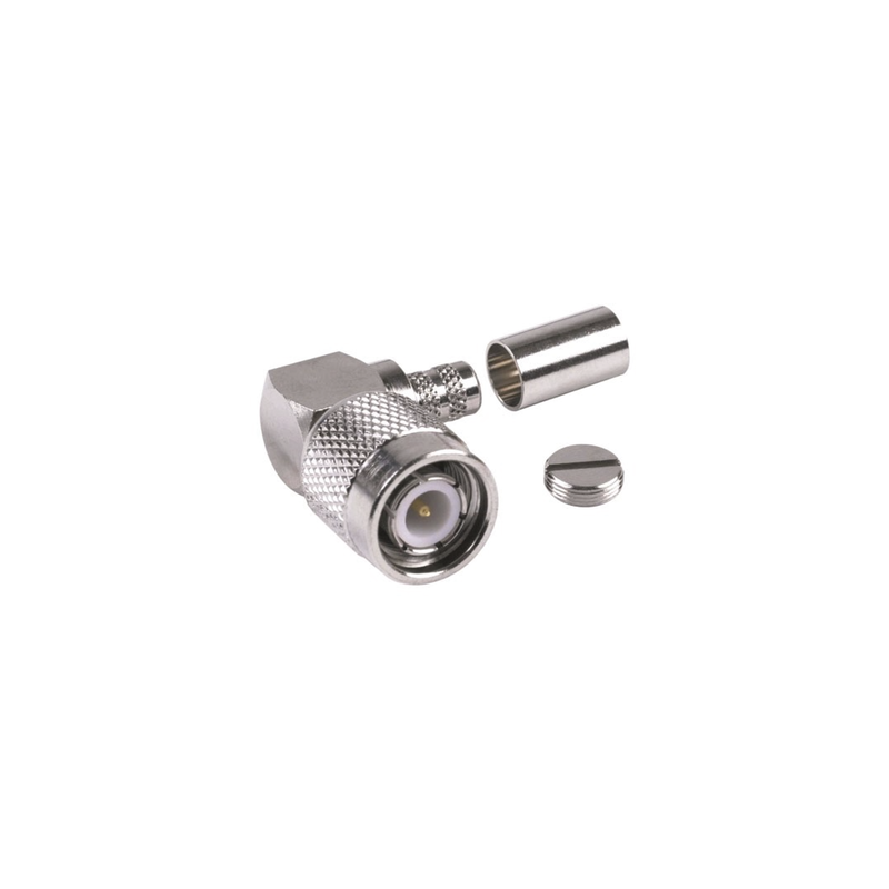 Conector TNC Macho Ángulo Recto RG-8/X, LMR-240