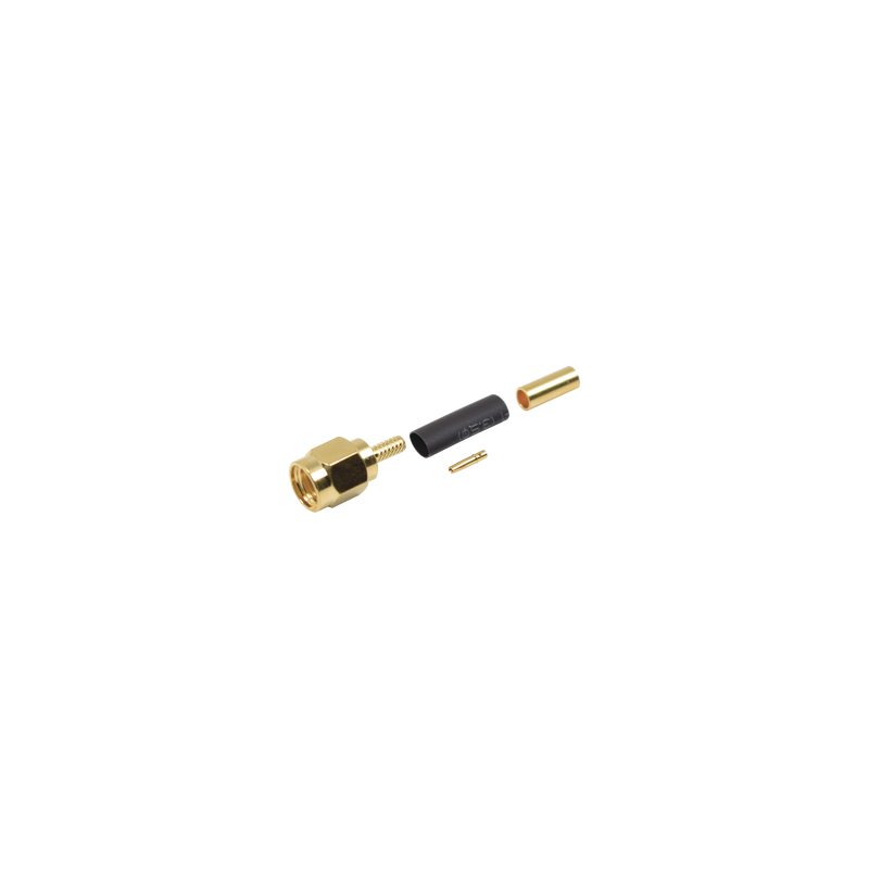 Conector SMA Macho Inverso RF Industries para Cables RG-174/ | Precio México - Envío Inmediato | LM Soluciones