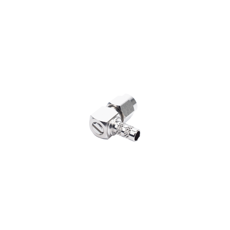 Conector SMA Macho en A/R para cable RG-142/U - RF Industrie