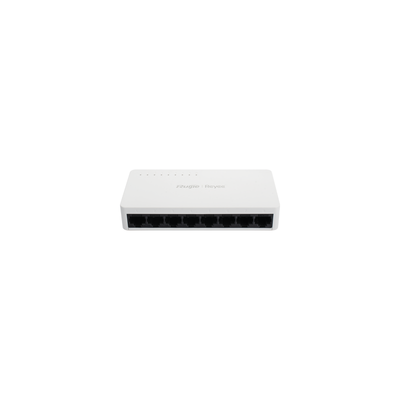 Switch no administrable Ruijie 8 puertos 10/100 Mbps | Precio México - Envío Inmediato | LM Soluciones