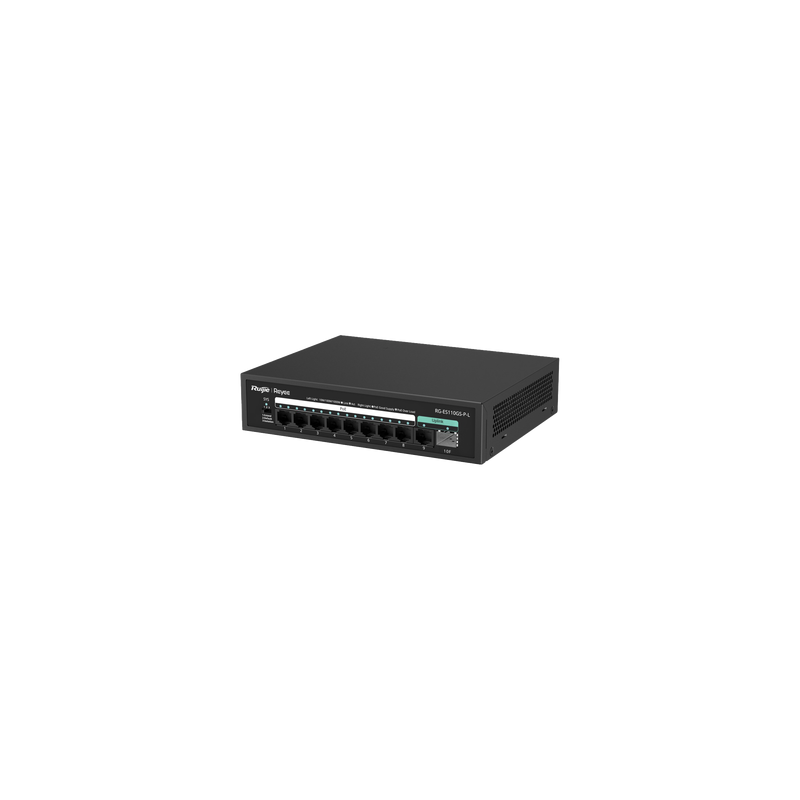 Switch PoE+ Ruijie 8 Puertos 120W Gigabit | LM Soluciones