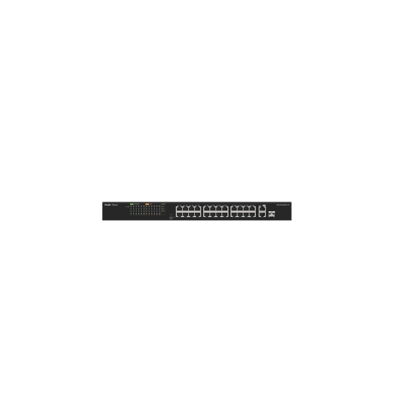 Switch PoE+ Ruijie 24 Puertos 180W para CCTV Profesional