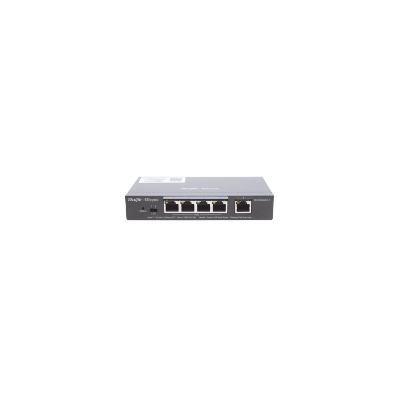 Switch Administrable Ruijie PoE 5 Puertos Gigabit | Precio México - Envío Inmediato | LM Soluciones