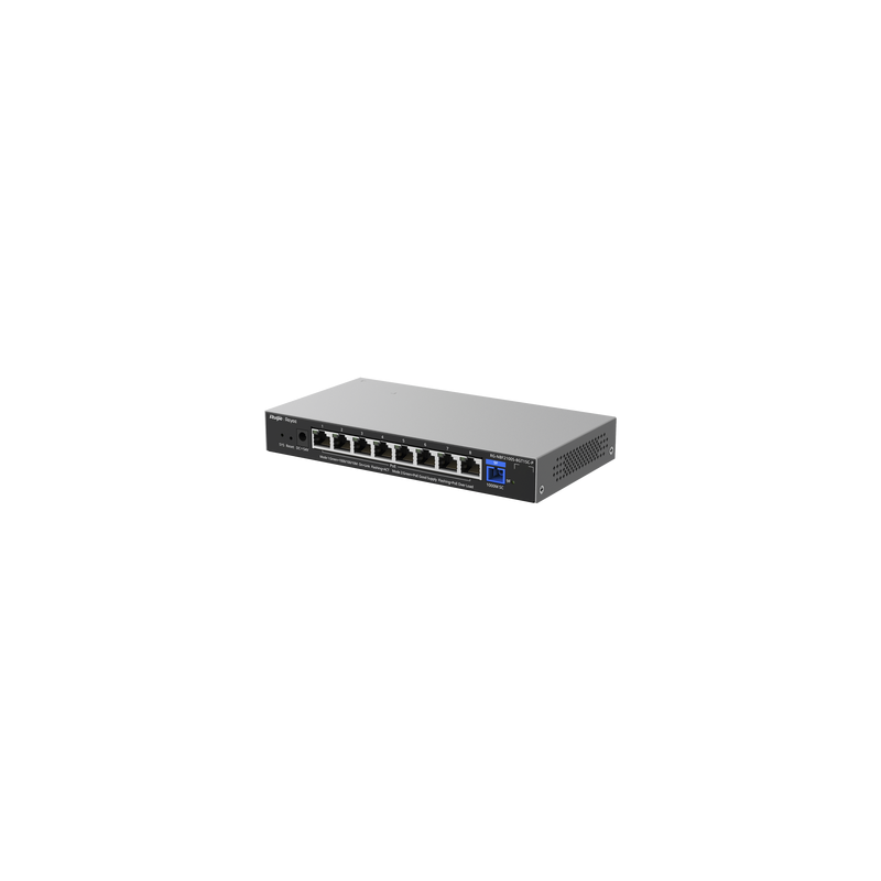 ONU Switch PoE+ Hibrido Ruijie 8 Puertos 120W | Precio México - Envío Inmediato | LM Soluciones
