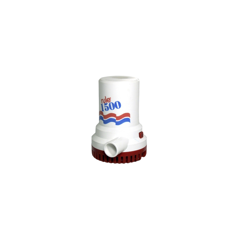 Bomba sumergible de achique RULE 1500 GPH 24V CD | Precio México - Envío Inmediato | LM Soluciones