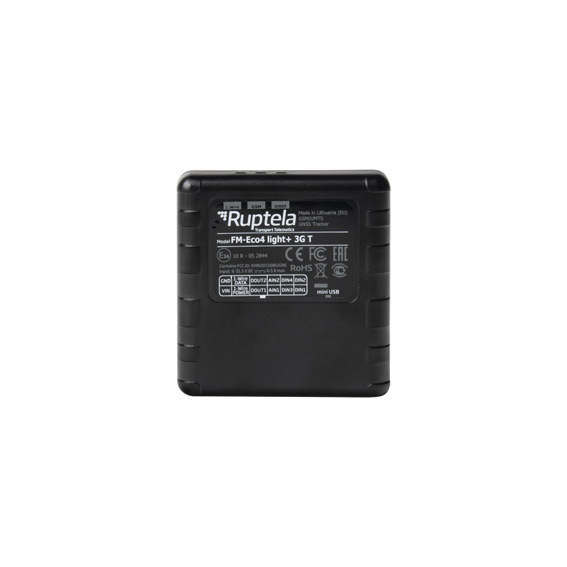 Localizador Vehicular 3G RUPTELA con sensores y RFID