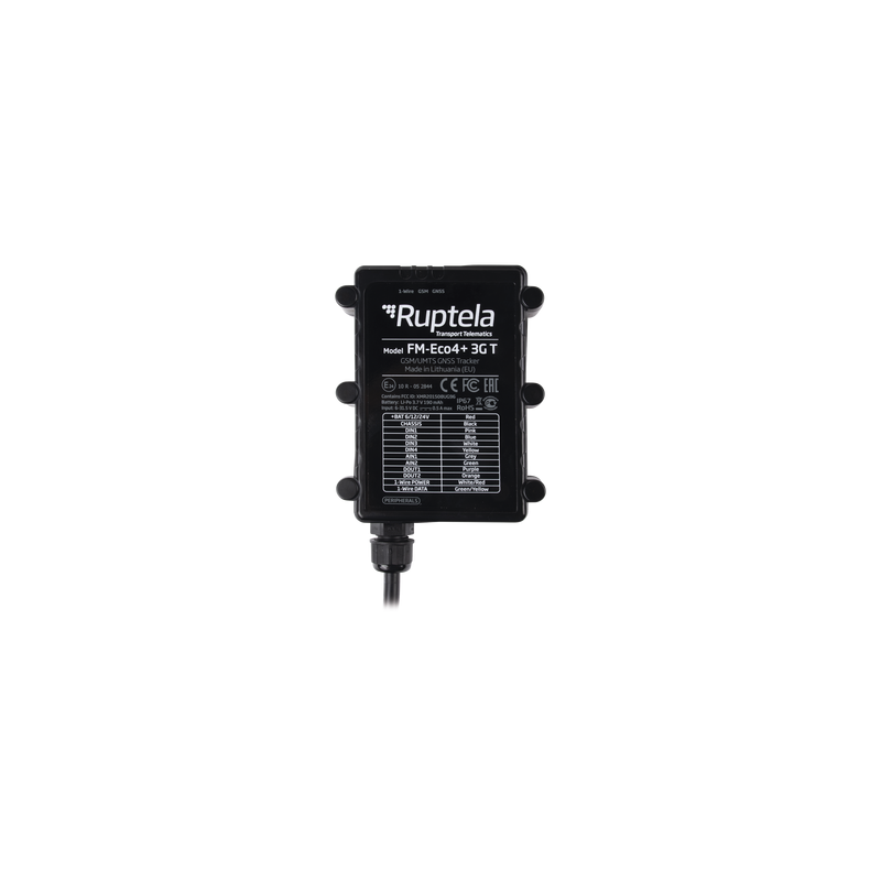 Localizador Vehicular 3G Ruptela ECO4PLUS3GT IP67