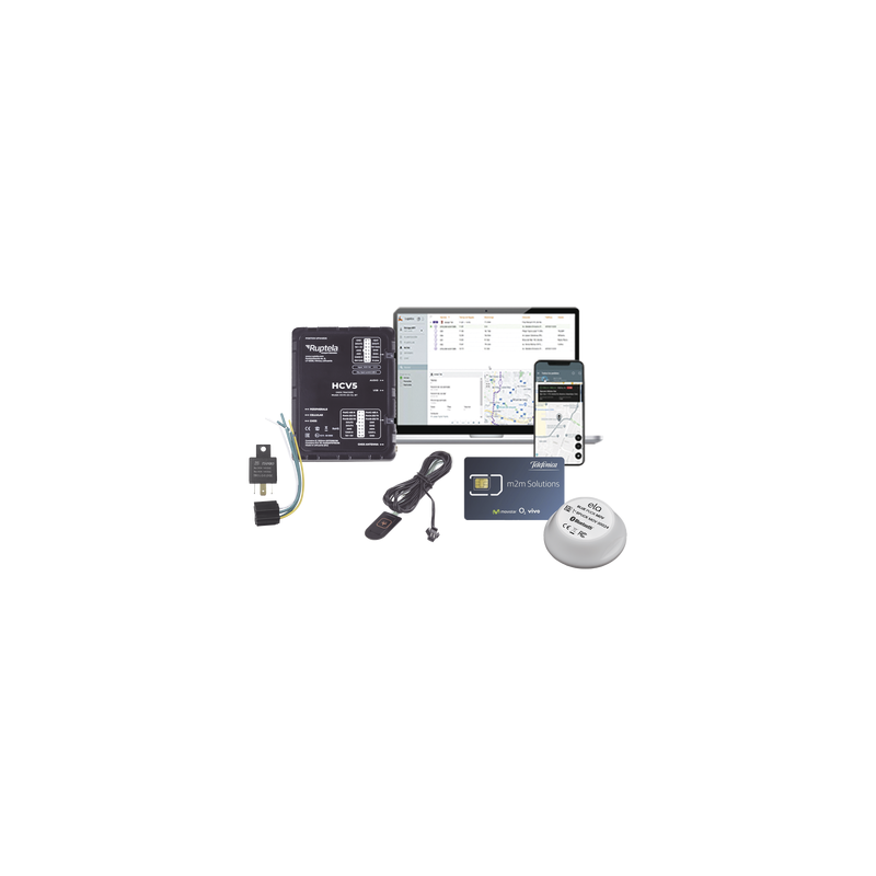 Kit Localizador 4G LTE Ruptela con Sensor Temperatura y SOS