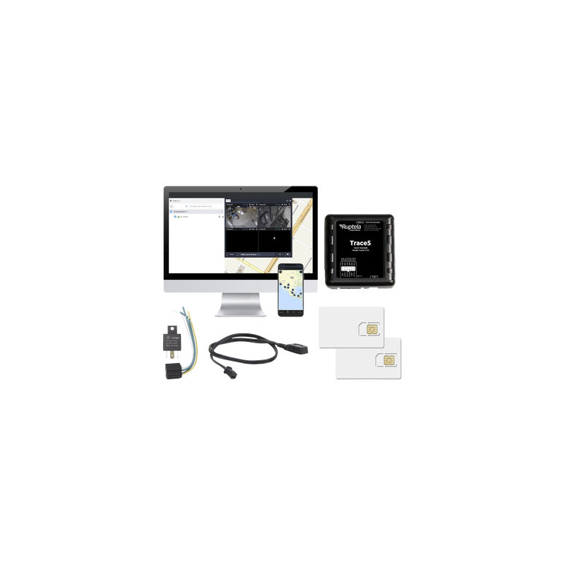 Kit Localizador Vehicular Ruptela 2G/4G Rastreo Jammer