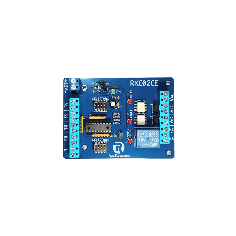 Controlador de Esclusas 2 Puertas Ruiz Electronics 12VDC | Precio México - Envío Inmediato | LM Soluciones