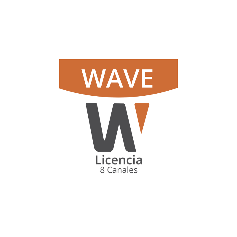 Licencia Wisenet Wave Para 8 Canales  de Grabador Hanwha 