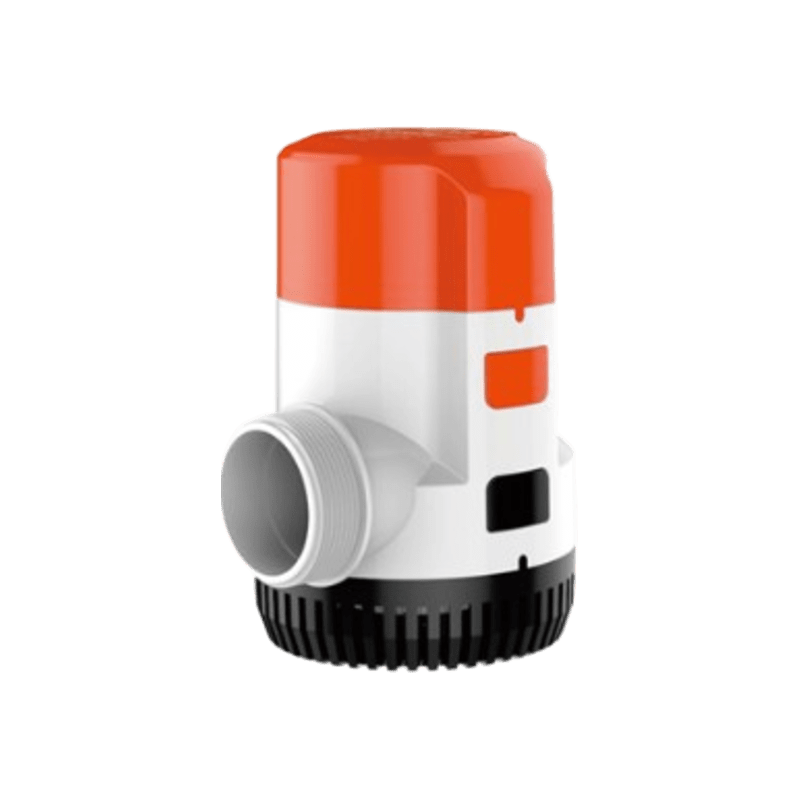 Bomba Sumergible Eléctrica Marina SEAFLO 12V / 3700 GPH (14,000 LPH) / No Automática / Protección Anti-Aire / Sellos Herméticos / Cableado Marino Bloqueado / Puertos Rectos o 90° / Impulsor Grande / Motor Robusto / Conector