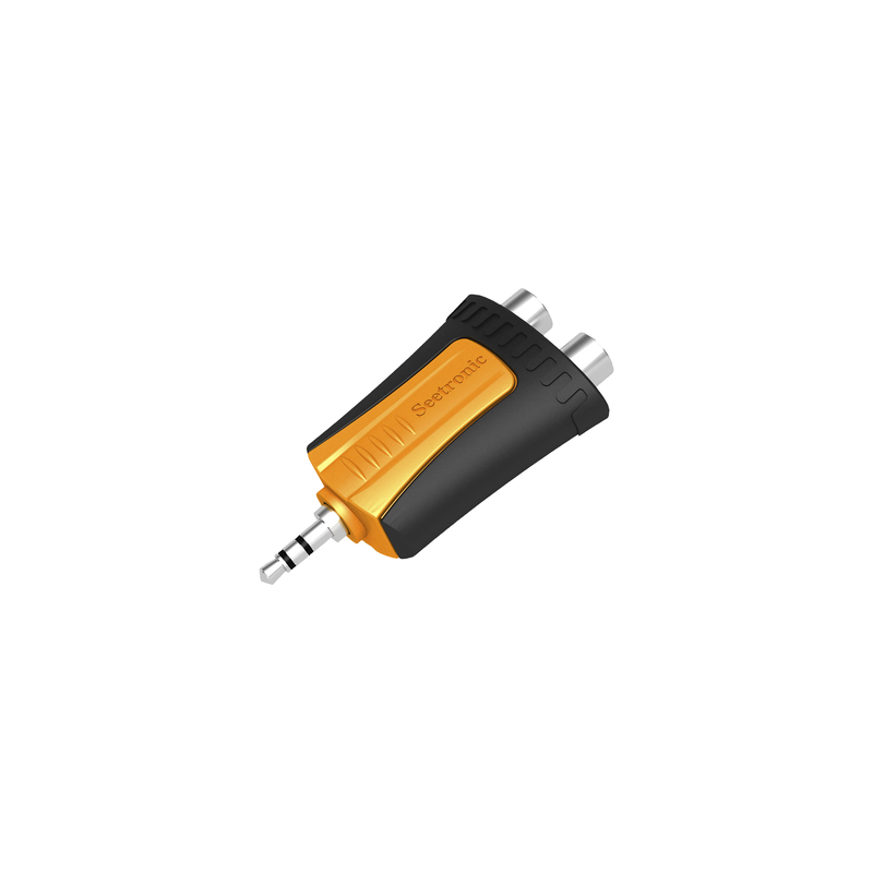 Adaptador Estéreo 3.5mm a 2 RCA Seetronic | LM Soluciones