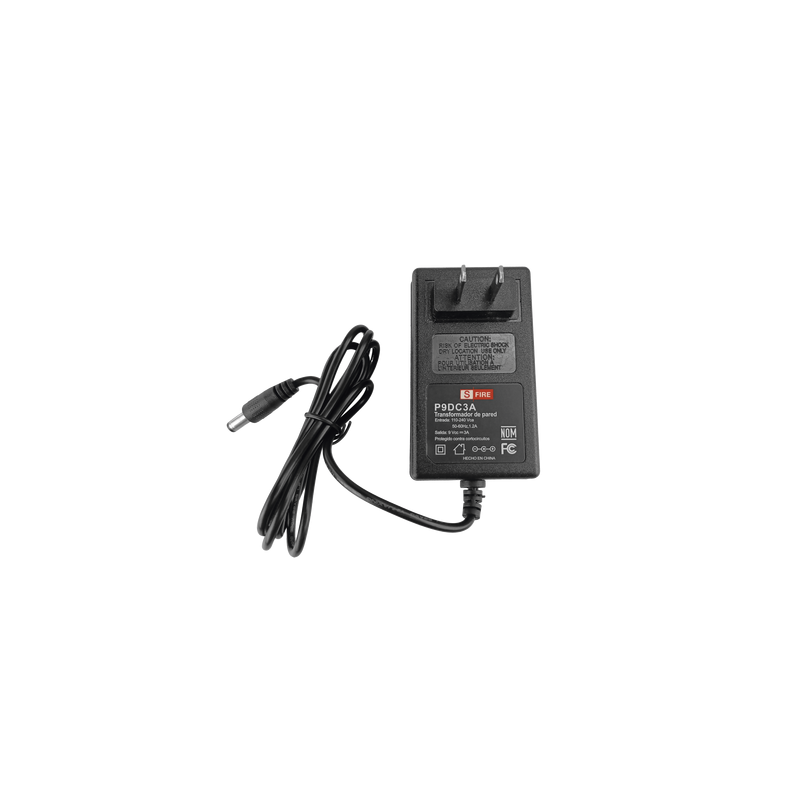 Fuente de Poder 9Vcc 3A SFIRE para Videovigilancia y Alarmas | Precio México - Envío Inmediato | LM Soluciones