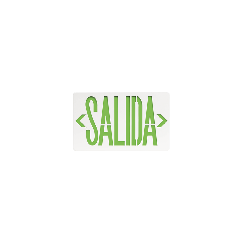 Letrero LED SALIDA Universal con Batería Respaldo SFIRE | Precio México - Envío Inmediato | LM Soluciones