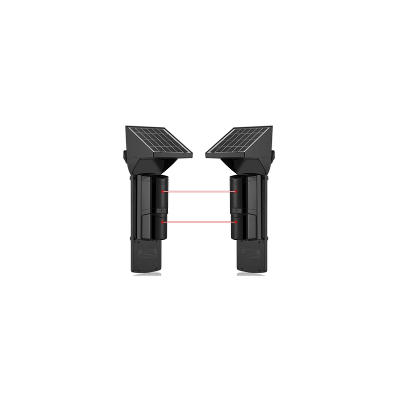 Detector Fotoeléctrico SFIRE 2 Rayos 60m Exterior Solar | Precio México - Envío Inmediato | LM Soluciones