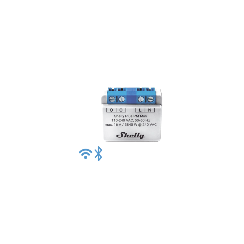 Shelly Plus PM Mini: Medidor de Potencia Wi-Fi 16A | Precio México - Envío Inmediato | LM Soluciones