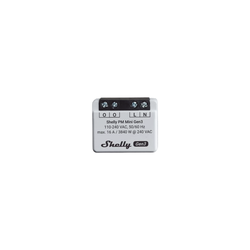 Mini Medidor Consumo Inteligente Wi-Fi Shelly Gen3 | Precio México - Envío Inmediato | LM Soluciones