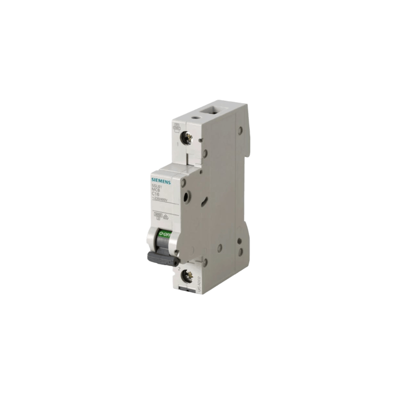 Interruptor Riel DIN Siemens 5SL6 1 Polo 4A