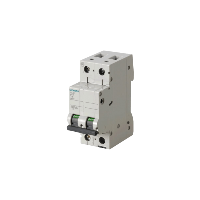 Interruptor Riel Dinn Siemens 5SL6 10A 2 Polos
