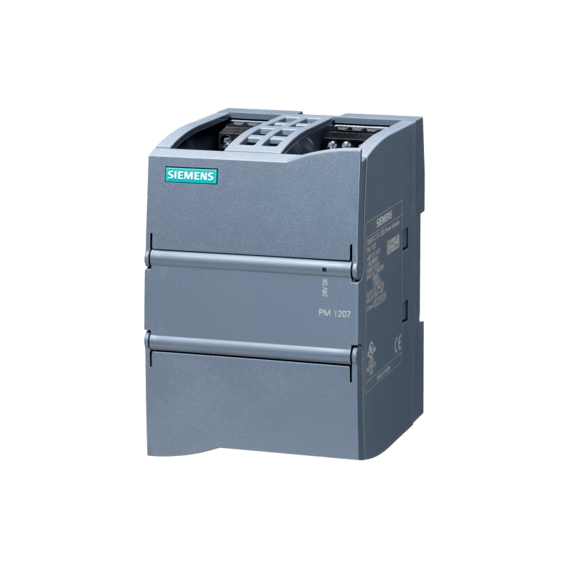 Fuente de Alimentación SIMATIC PM 1207 / 1AC/24VDC/2.5A / 60W / Entrada 120-230V AC / Salida 24V DC / IP20 / Certificaciones ATEX IECEx / Montaje Riel DIN