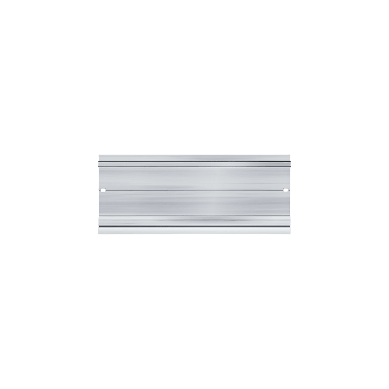 Carril de Montaje SIMATIC S7-1500 / 482.6 mm (19 pulgadas) / Aluminio / Tornillo de Puesta a Tierra Incluido / Rail DIN Integrado / Para Terminales y Dispositivos Auxiliares