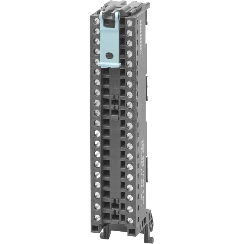 Front Connector SIMATIC S7-1500 / Conexión Tipo Tornillo 40 Polos / Para Módulos 35 mm / 4 Puentes de Potencial / Incluye Bridas / Certificaciones ATEX