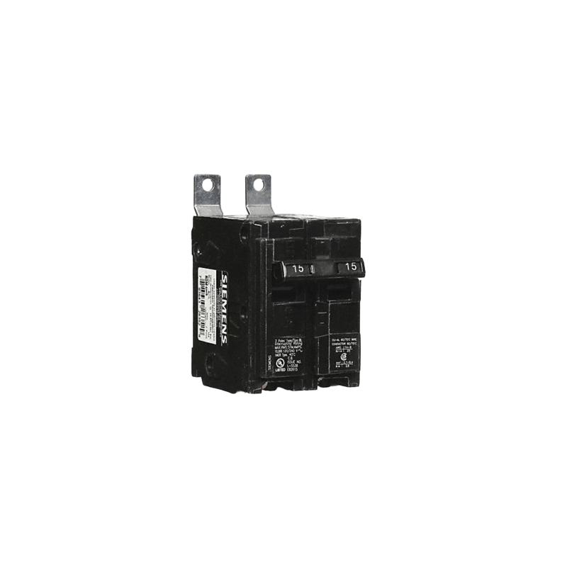 Interruptor automático atornillable tipo BL 2 polos, 15 amp.