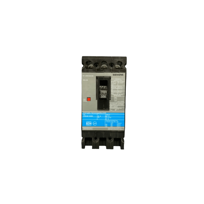 Interruptor Termomagnético Siemens ED6 3X100A | LM Solucione | Precio México - Envío Inmediato | LM Soluciones